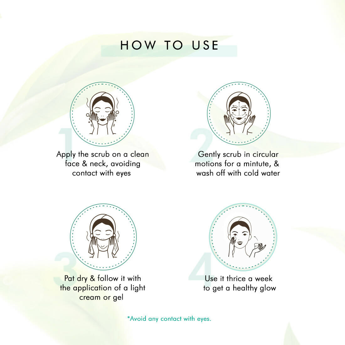 mCaffeine Green Tea Face Scrub with Vitamin C & Hyaluronic Acid - Distacart
