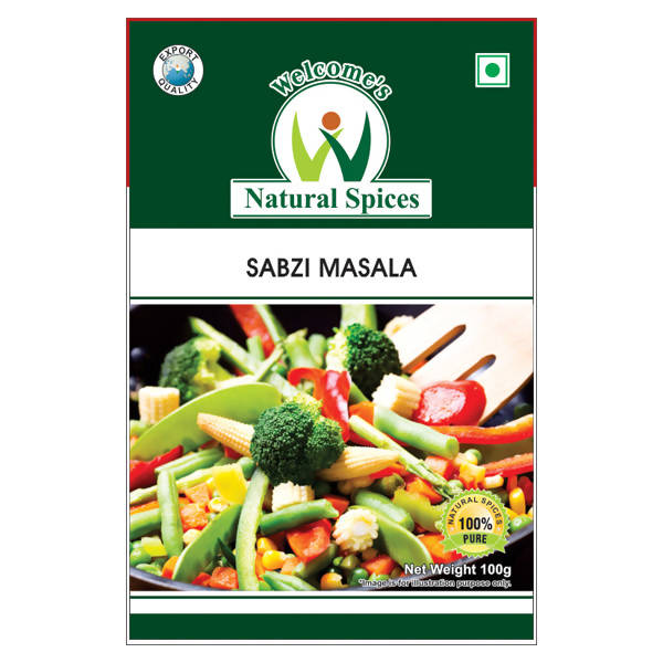 Welcome’s Natural Spices Sabzi Masala Powder - Distacart
