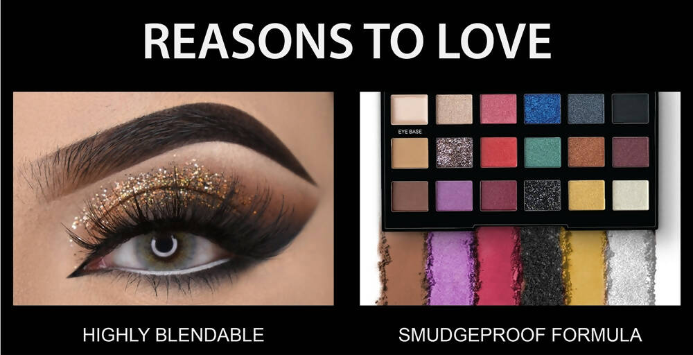 Flicka Game Of Colors Eyeshadow Palette - On First Thought - Distacart