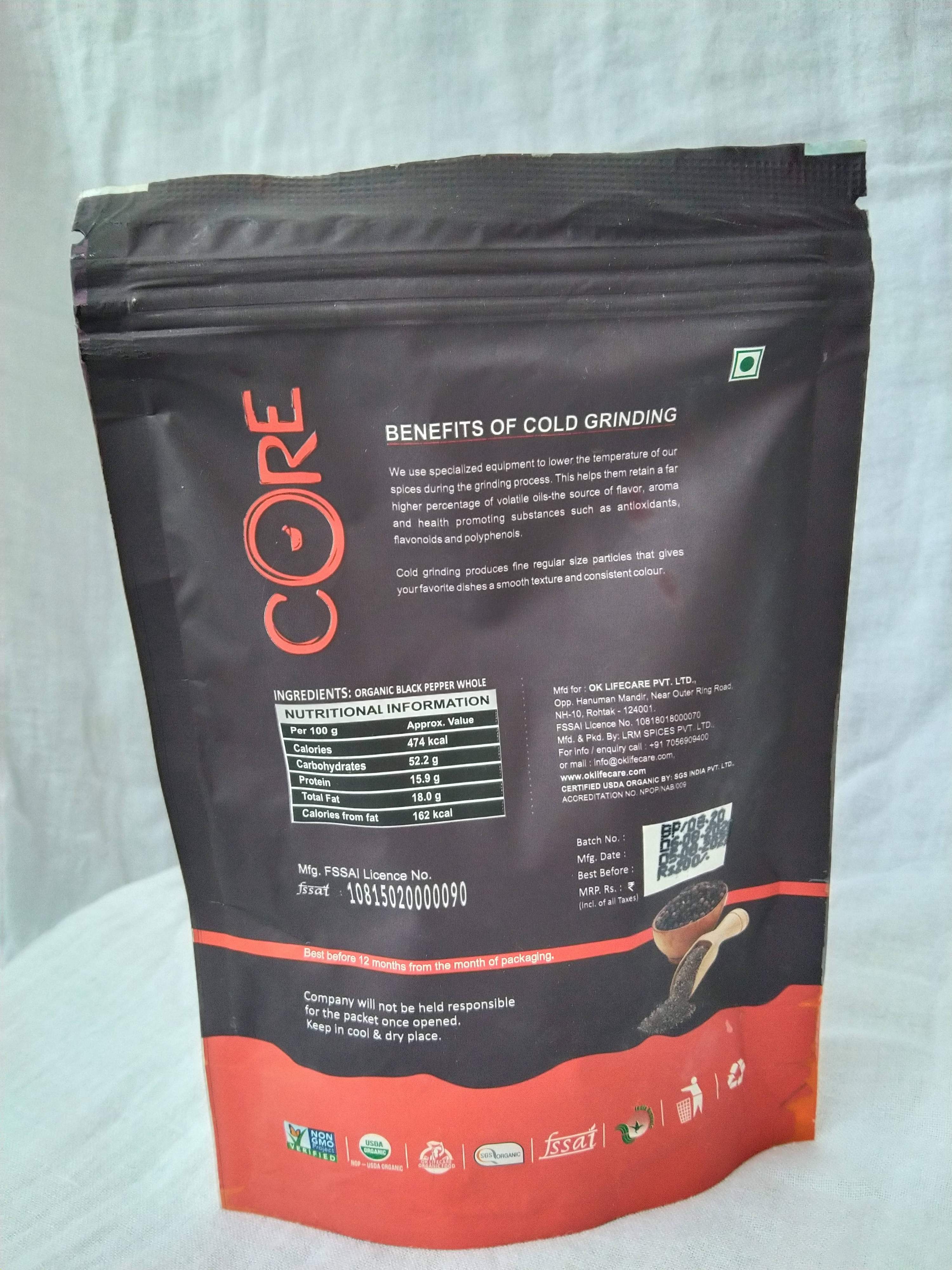 Ok Life Care Core Black Pepper Whole - Distacart