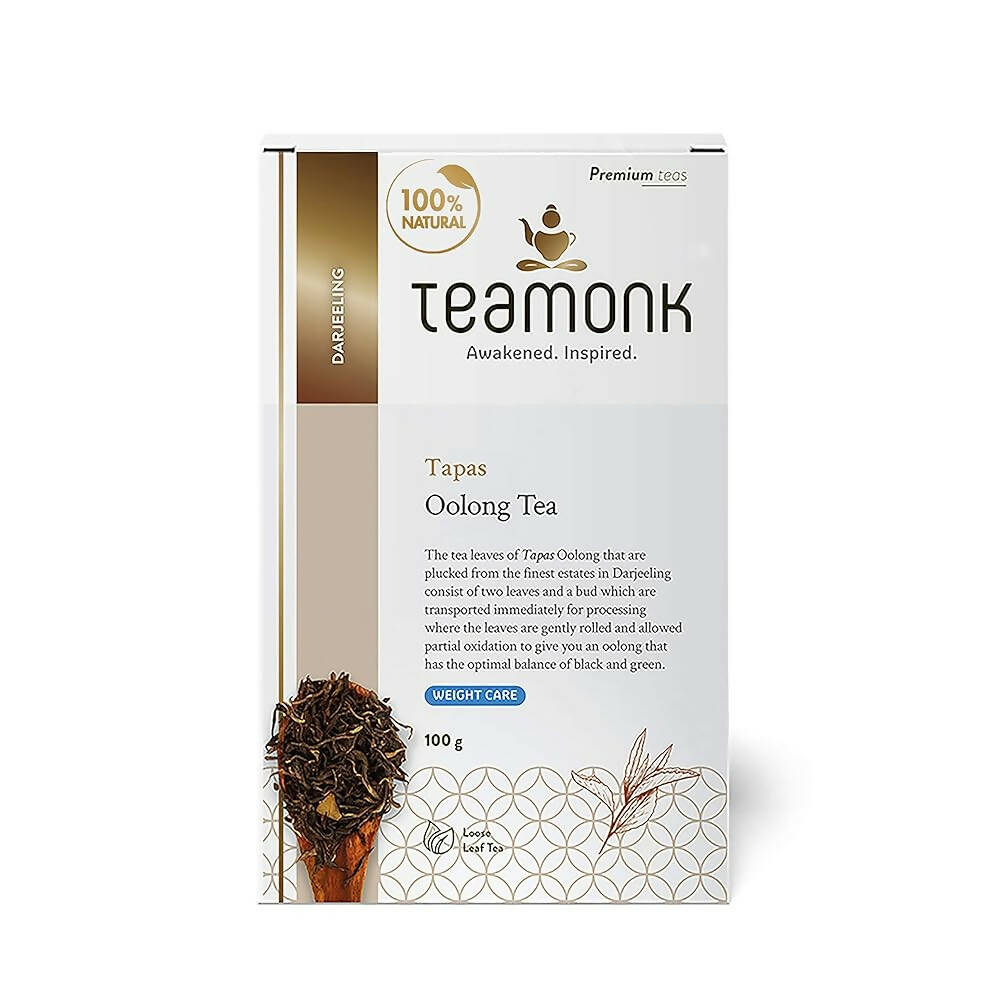 Teamonk Darjeeling Tapas Oolong Tea Leaves (75 Cups) - Distacart
