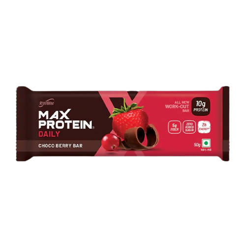 RiteBite Max Protein Daily Choco Berry Bar - Distacart