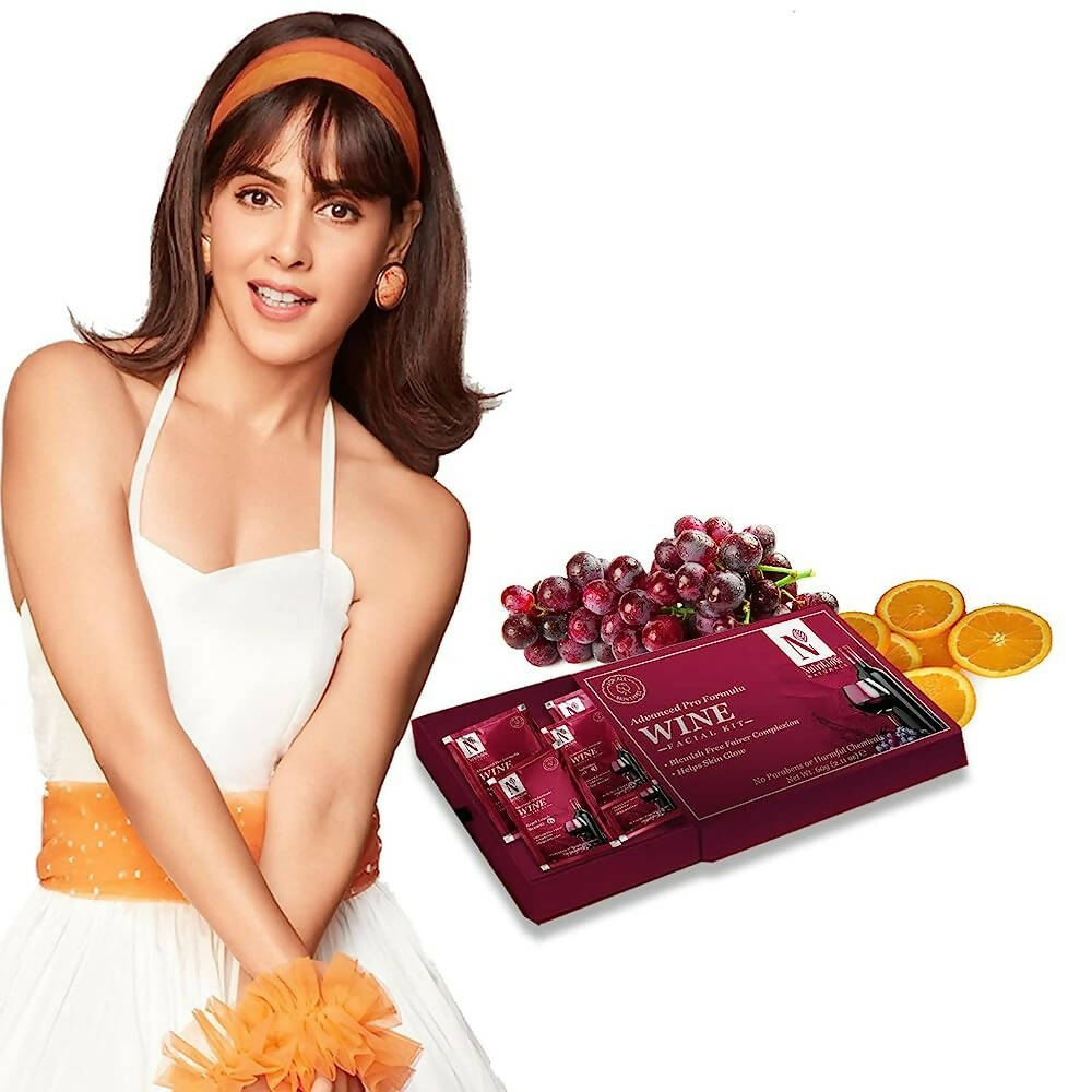 NutriGlow NATURAL'S Advanced Pro Formula Wine Facial Cleanup Kit - Distacart