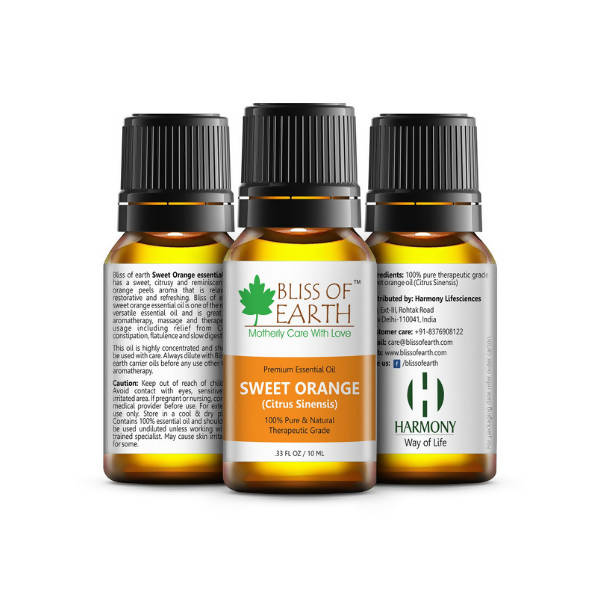 Bliss of Earth Premium Essential Oil Sweet Orange - Distacart