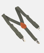 Thumbnail for Manet Boys Solid Suspenders - Bottle Green - Distacart