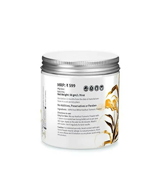 Malabarica White Kasthuri Turmeric Powder - Distacart