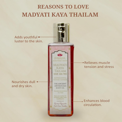 Svarasya Madyati Kaya Tailam (Body Oil) - Distacart