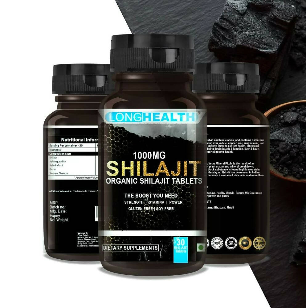 LongHealth Pure Himalayan Organic Sj Tablets - Distacart