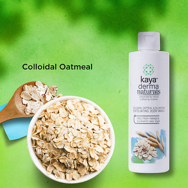 Kaya Colloidal Oatmeal & Allantoin Exfoliating Body Wash
