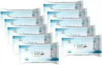 Thumbnail for Cuddables 99% Water Baby Wipes - Natural Plant Made Cloth Wipes | 5 Pcs Wipes, Pack of 10 (50 Wipes) - Distacart