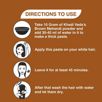 Thumbnail for Khadi Veda Brown Herbal Mehndi For Healthy Scalp & Hair