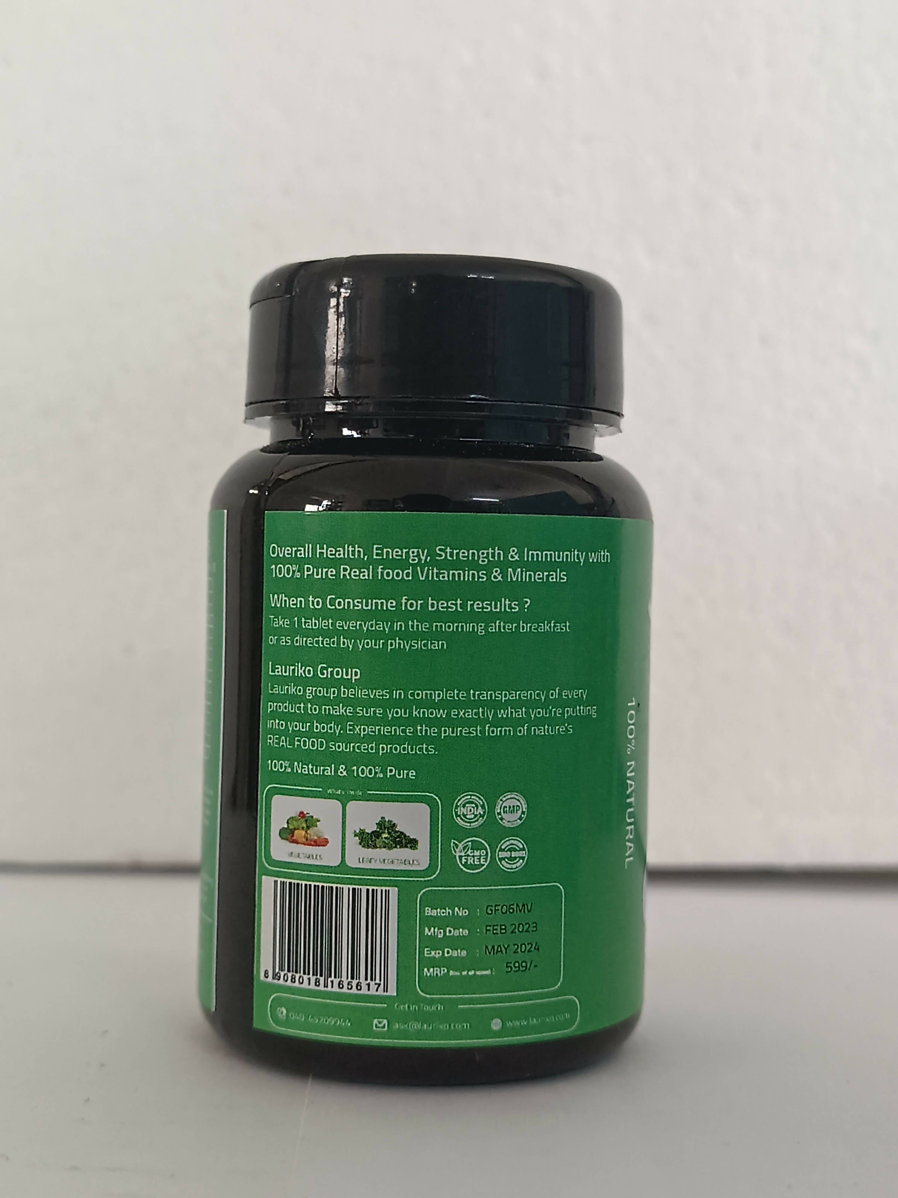 Laurik Multivitamin Supplements For Women | Vitamin A, C, D ,E With B Vitamins, Iron, Zinc And Calcium Tablets - Distacart