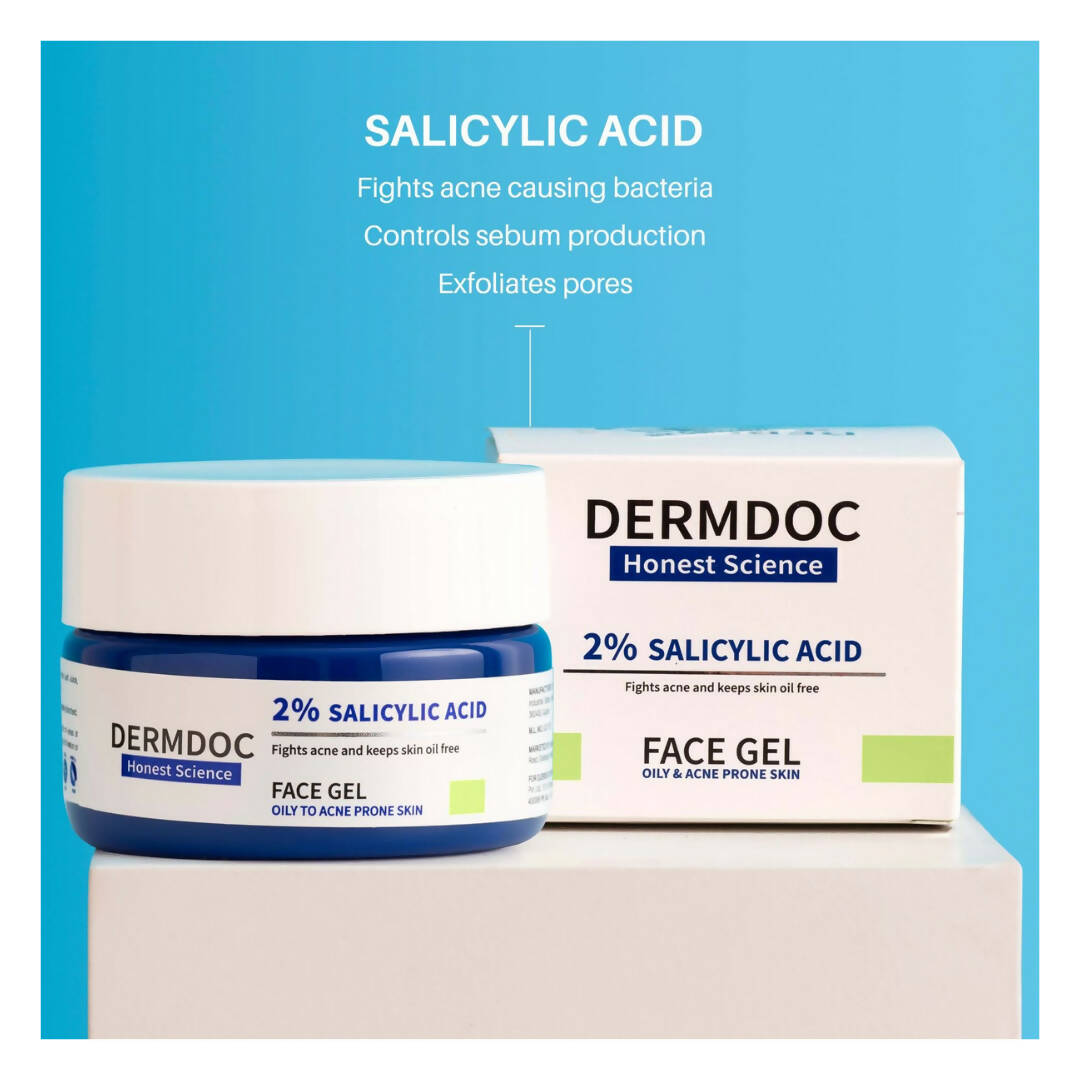 Dermdoc 2% Salicylic Acid Face Gel - Distacart