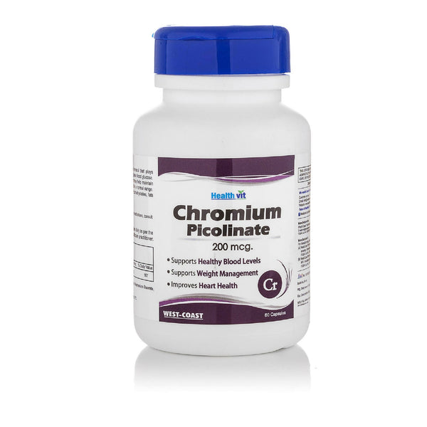Healthvit Chromium Picolinate 200mcg Capsules - Distacart