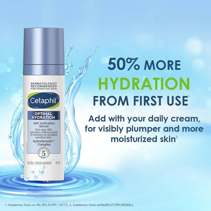 Cetaphil Optimal Hydration 48h Activation Serum - Distacart