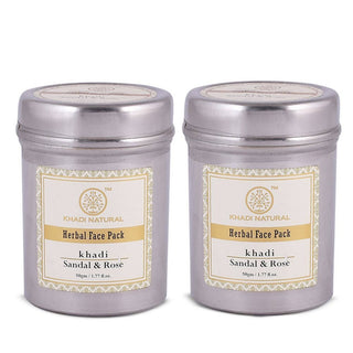 Khadi Natural Sandal & Rose Herbal Face Pack