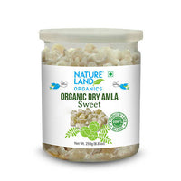 Thumbnail for Nature Land Organics Dry Amla Candy Sweet - Distacart