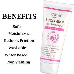 Vigini Natural Actives Vaginal Lubricant, Lubricating Cum Stimulating Lube Gel - Distacart