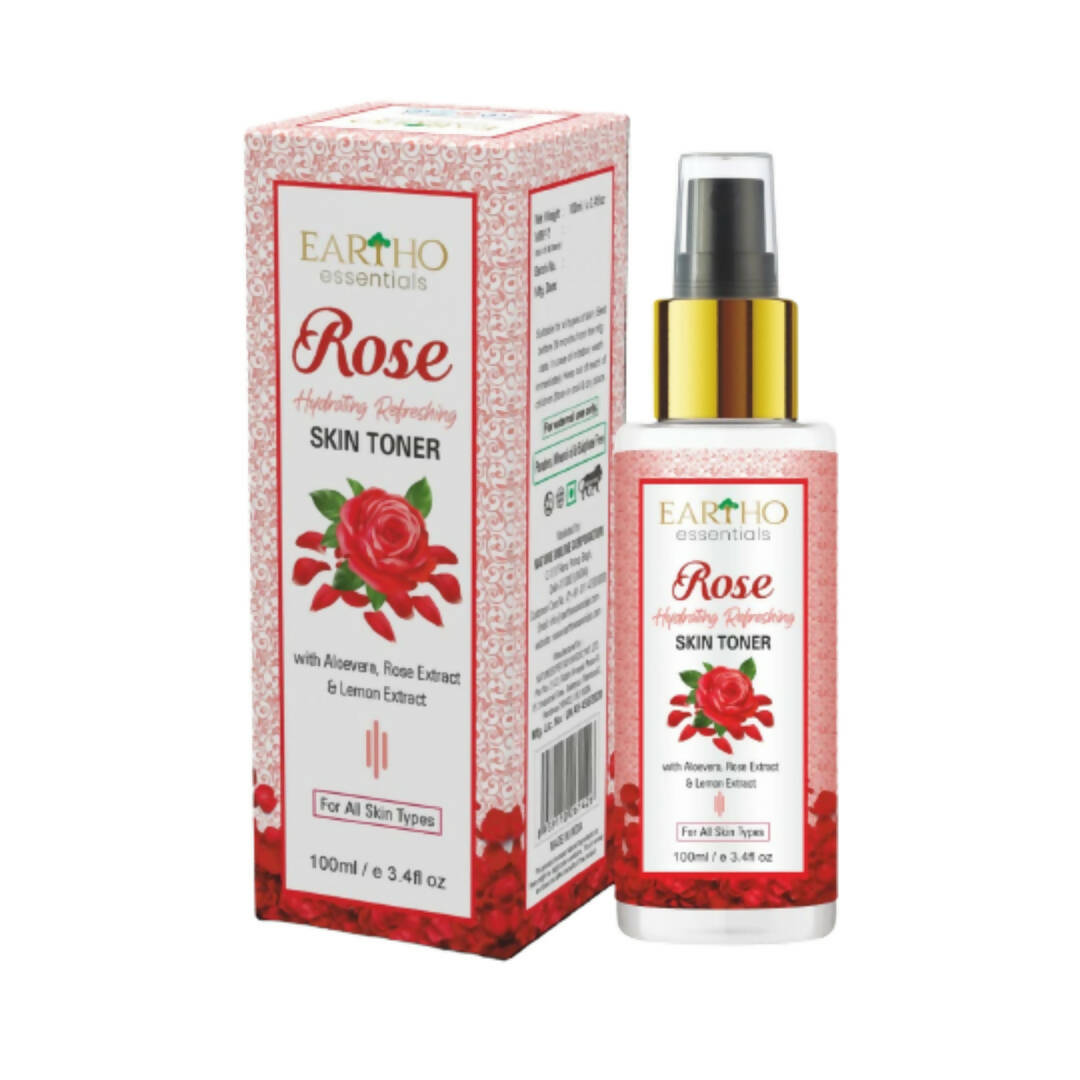 Eartho Essentials Rose Hydrating Refreshing Toner - Distacart