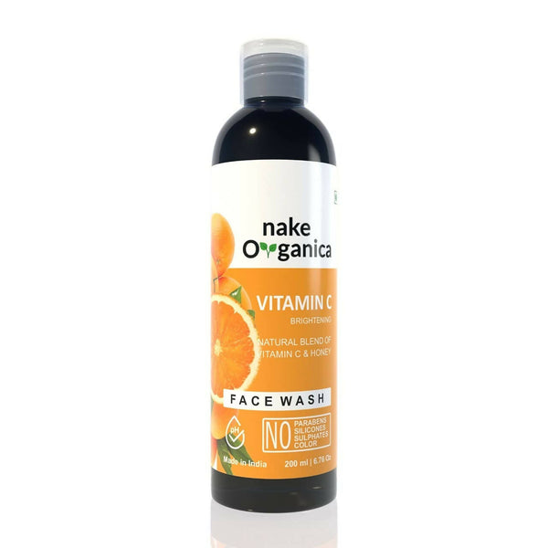 Nake Organica Vitamin C Brightening Face Wash - Distacart