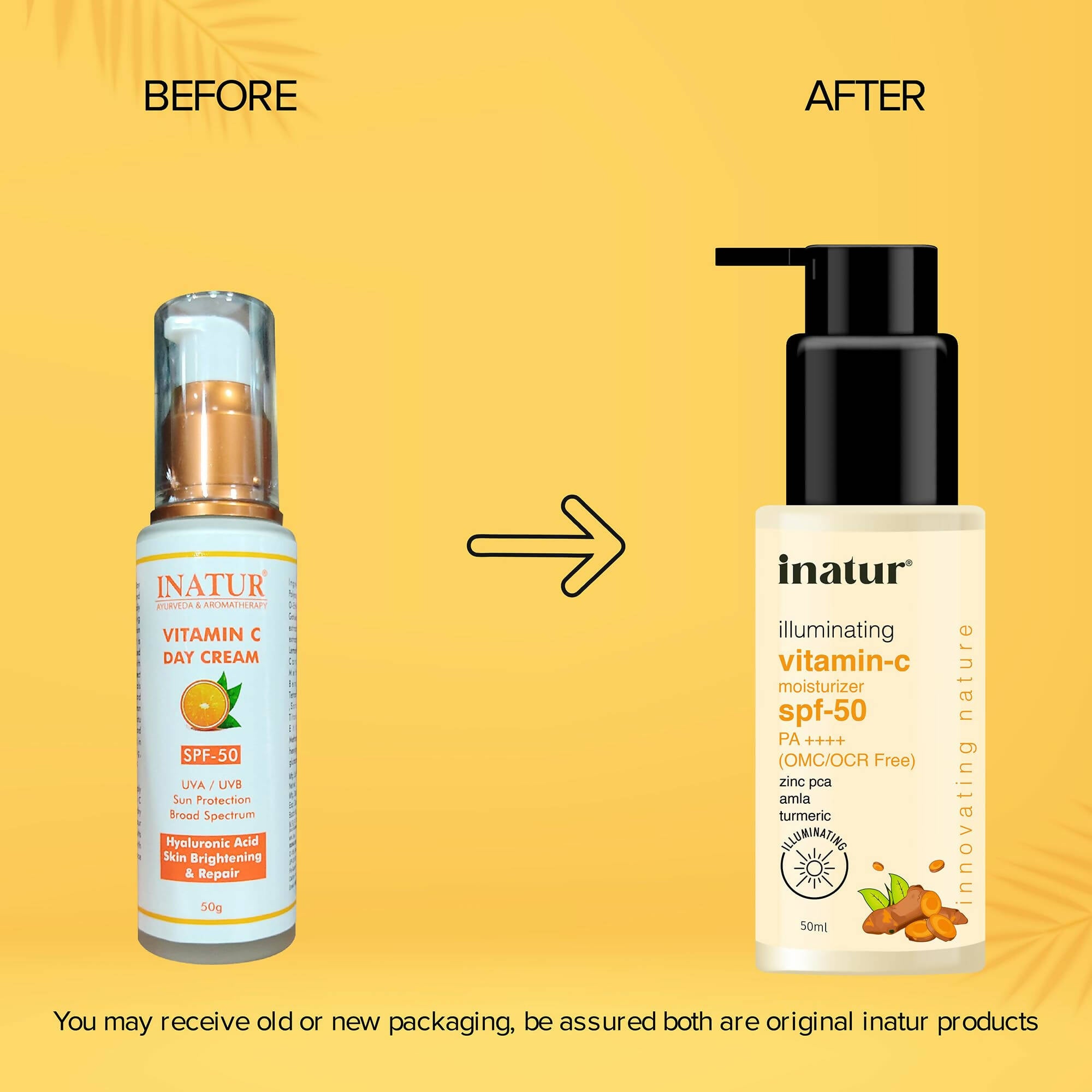 Inatur Vitamin C Sunscreen SPF-50 - Distacart