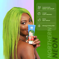 Thumbnail for Anveya Semi Permanent Hair Color - Northern Neon - Distacart