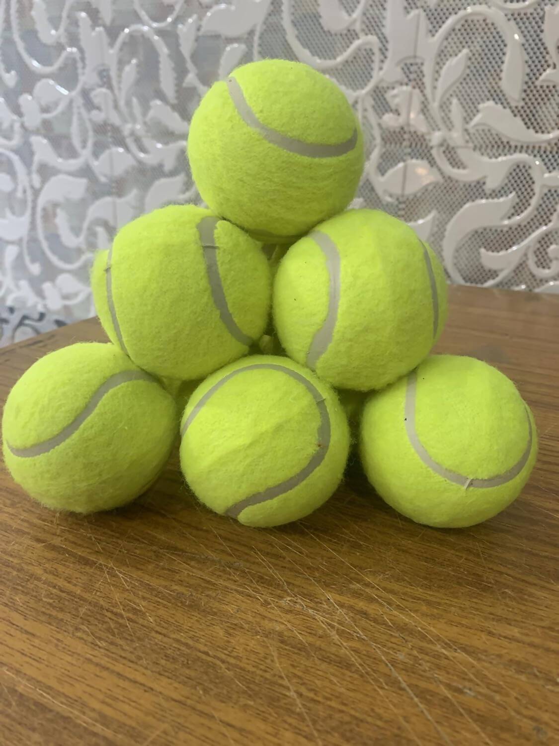 M ART Cricket Tennis Ball Light Weight (Pack of 10) - Distacart