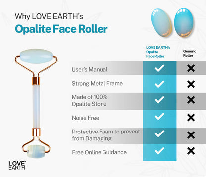 Love Earth Opalite Face Roller - Distacart