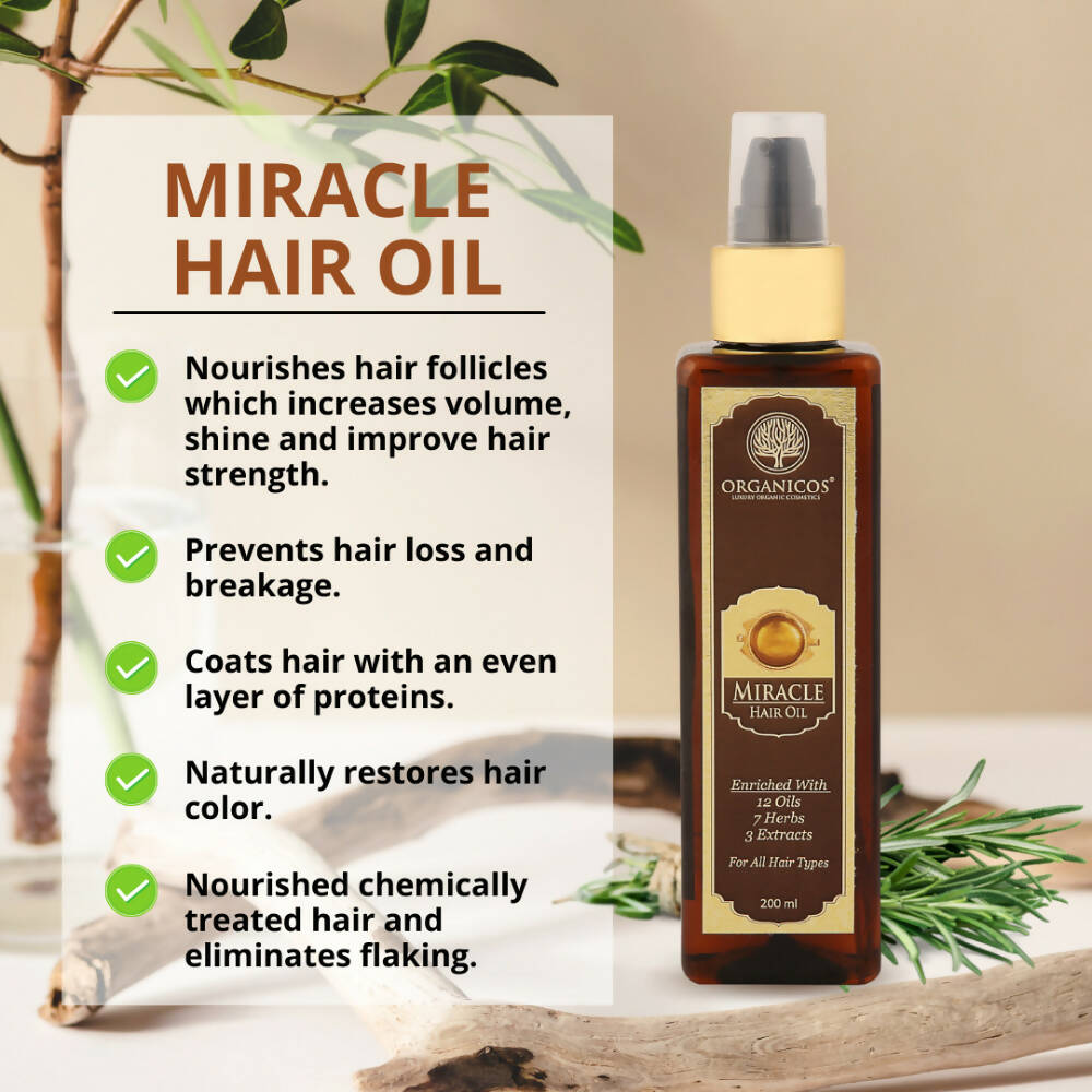 Organicos Miracle Hair Oil - Distacart