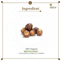Thumbnail for Khadi Natural Organic Reetha Fruit Powder