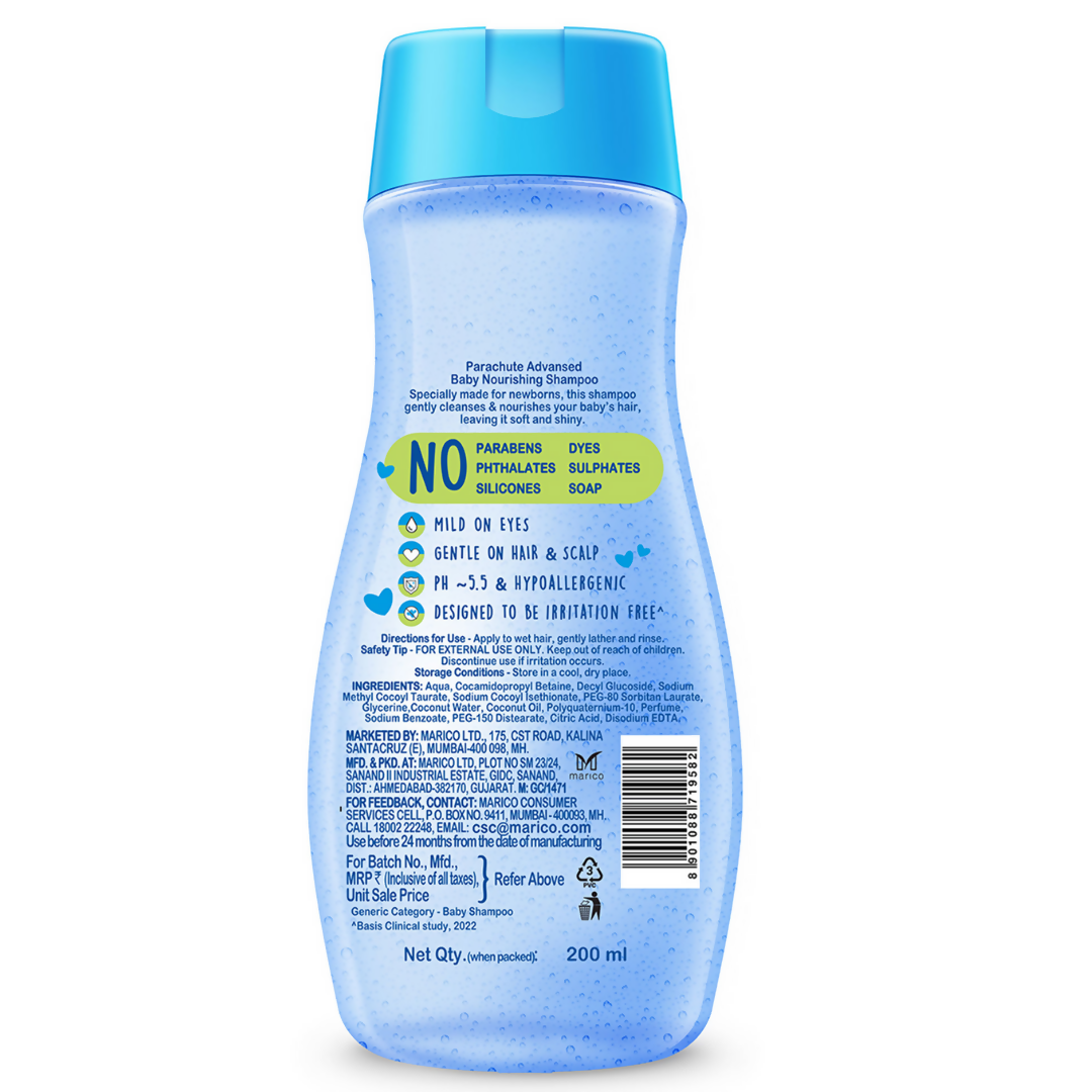 Parachute Advansed Baby Nourishing Shampoo - Distacart