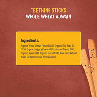 Thumbnail for Timios Whole Wheat Ajwain Teething sticks Ingredients