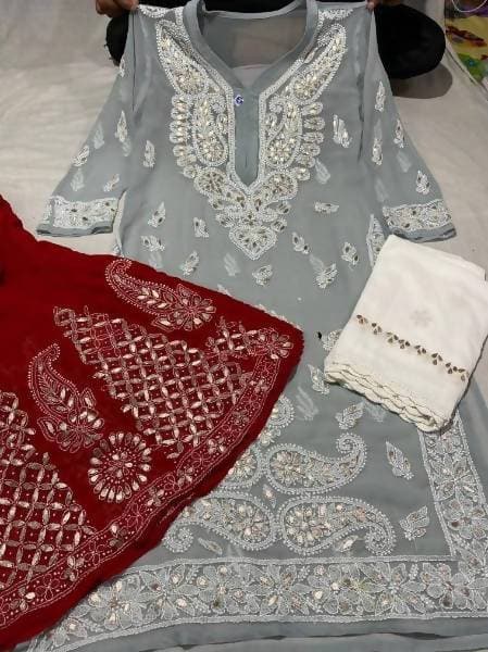 Arfa Fashion House New Collection Of Chikankari Gota Patti Lovers - Distacart
