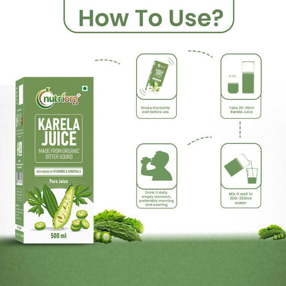 Nutriorg Karela Juice - Distacart