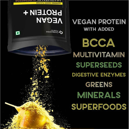Carbamide Forte Vegan Protein+ Powder - Alphonso Mango Flavour - Distacart