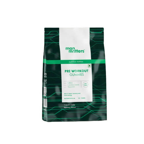 Man Matters Pre Workout Gummies - Distacart