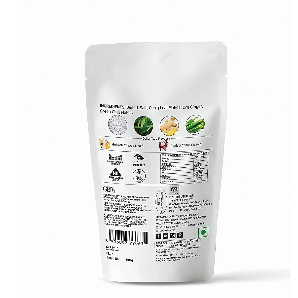 Lunn South Indian Chaas (Butter Milk) Masala - Distacart