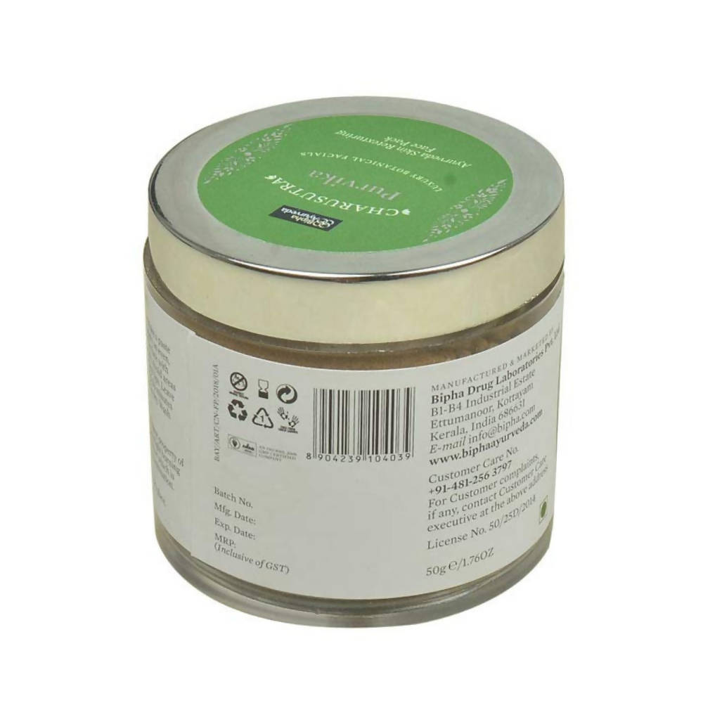 Bipha Ayurveda Charusutra Purvika Face Pack - Distacart