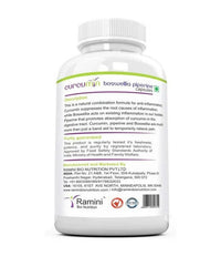 Thumbnail for Ramini Bio Nutrition Curcumin Piperine Boswellia Veg Capsules - Distacart