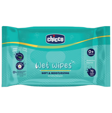 Chicco Wet Wipes Soft & Moisturizing - Distacart