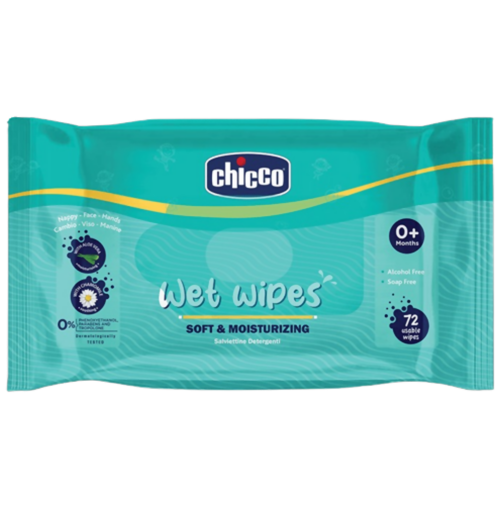 Chicco Wet Wipes Soft & Moisturizing - Distacart