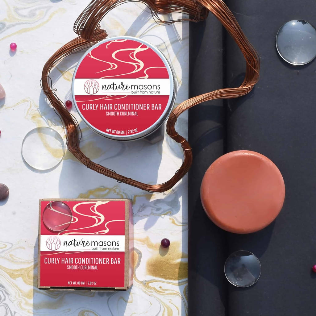 Nature Masons Smooth Curlminal Curly Hair Conditioner Bar - Distacart