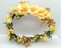 Thumbnail for Gold Bridal Flower Hair Gajra