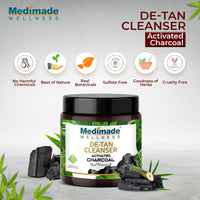 Thumbnail for Medimade Wellness Activated Charcoal De-Tan Cleanser