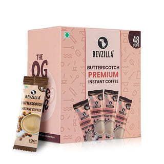 Bevzilla Instant Coffee Powder Sachets (Butterscotch) - Distacart