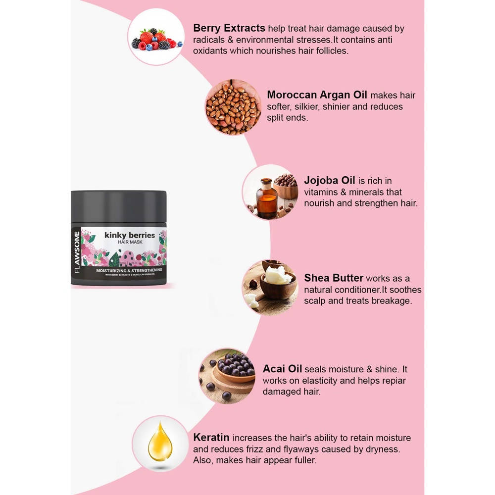 Flawsome Kinky Berries Moisturizing & Strengthening Hair Mask