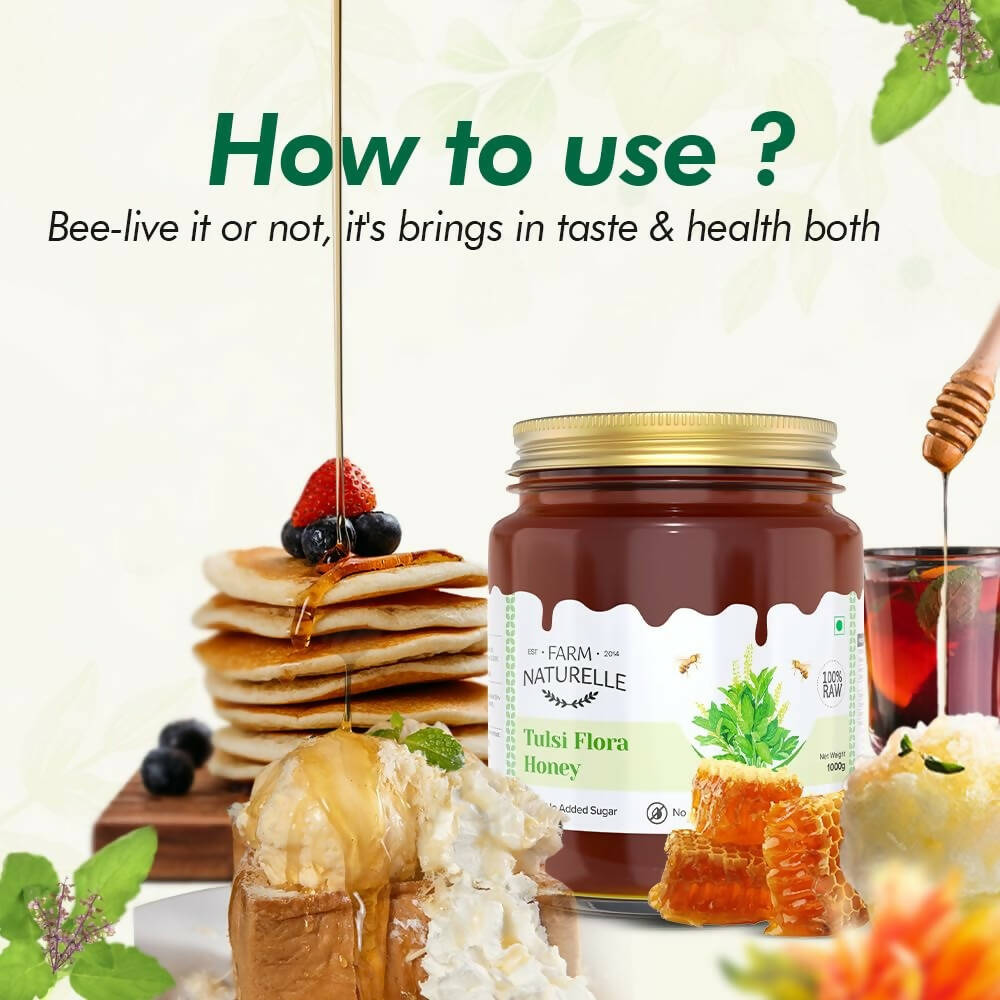 Farm Naturelle Vana Tulsi Honey Forest Flower Honey - Distacart