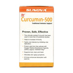 Thumbnail for Sunova Curcumin-500 Traditional Immune Support Capsules