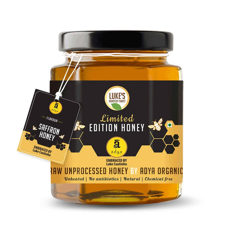 Adya Organics Saffron Infused Limited Edition Honey