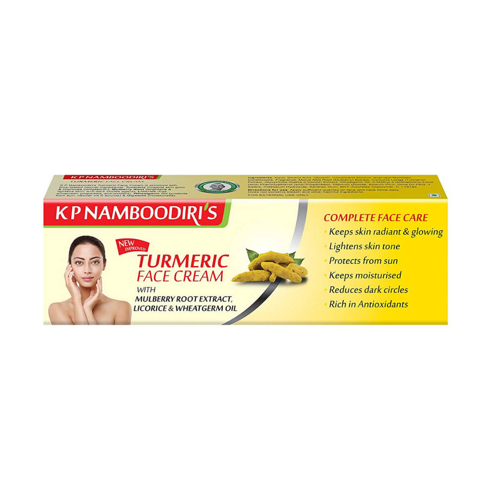 Kp Namboodiri's Turmeric Face Cream - Distacart